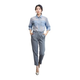 Designed men's short-sleeved lapel shirts Customized men's industrial uniforms Engineering department tops Hotel engineering department uniforms Engineering industry shirts Luhuan Haitian Resort Hotel D411 Designed men's short-sleeved lapel shirts Customized men's industrial uniforms Engineering department tops Hotel engineering department uniforms Engineering industry shirts Luhuan Haitian Resort Hotel D411